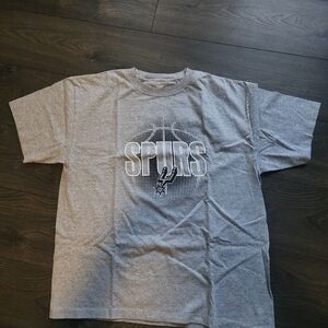 NBA Gray Spurs  T-Shirt